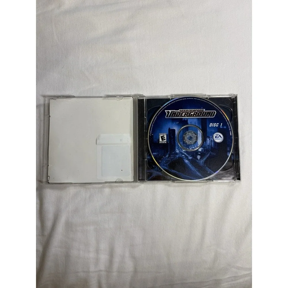 Need for Speed Underground PC 2003 2-Disc Set Jewel Case EA Games Tested CIB